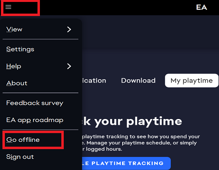 EA-App-Go-Offline