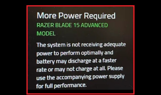 Razer-System-Not-Receiving-Adequate-Power