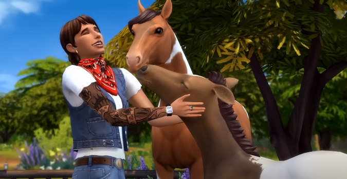 Sims-4-Horses-bond-with-horses