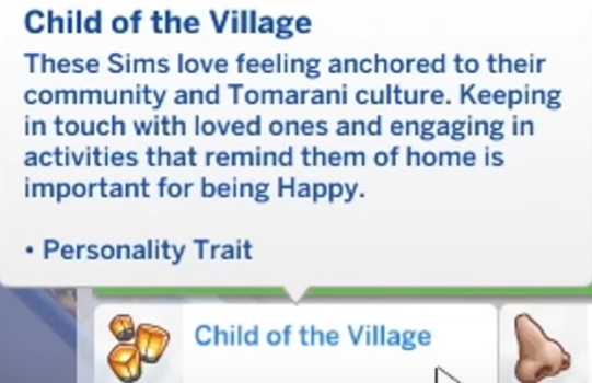 Sims-4-Child-of-the-Village-trait