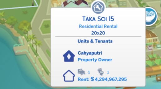 Sims 4 Exorbitant Rent