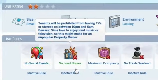 Sims-4-No-Loud-Noises-Unit-Rule