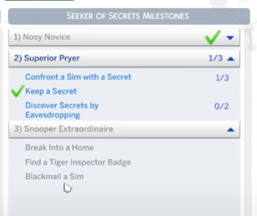 The-Sims-4-Seeker-of-Secrets-Milestones