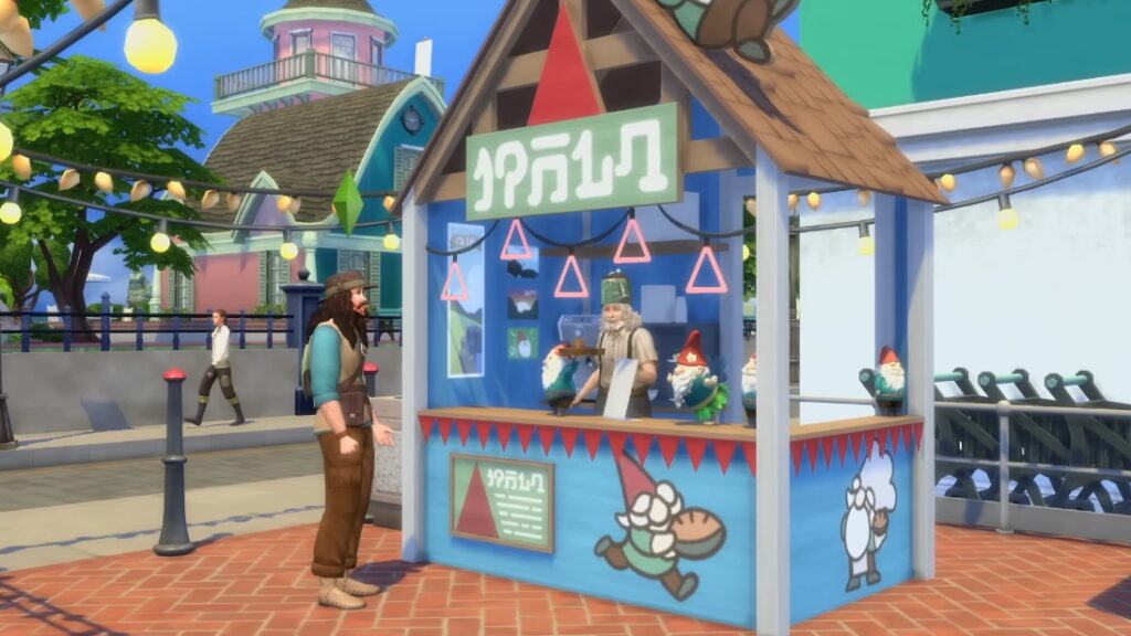 Sims 4 Enchanted by Nature Gnome Stall