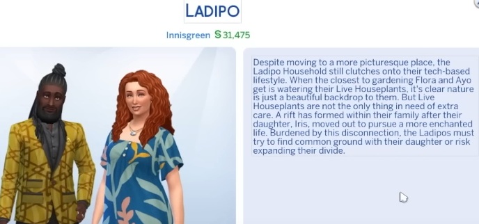 Sims 4 Lapido Household
