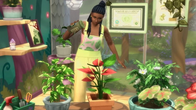 sims 4 caring for houseplants